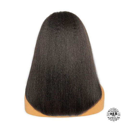 Harlem Cambodian Human Hair Kinky Straight HD Lace Front Wig