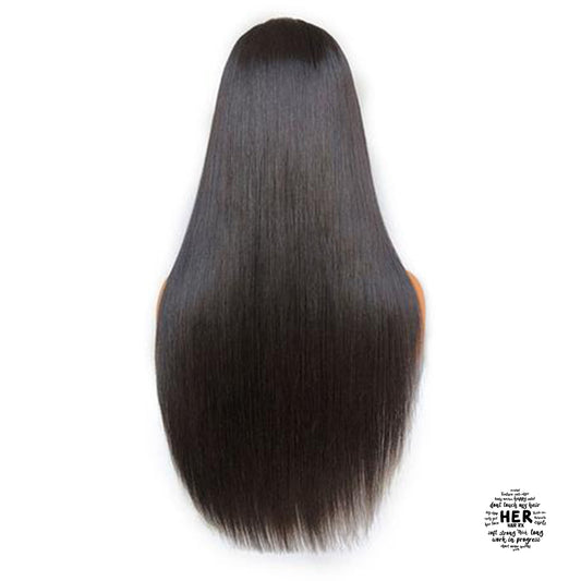 Hennessy Cambodian Human Hair Straight 13X6 HD Swiss Lace Wig Pre-Plucked