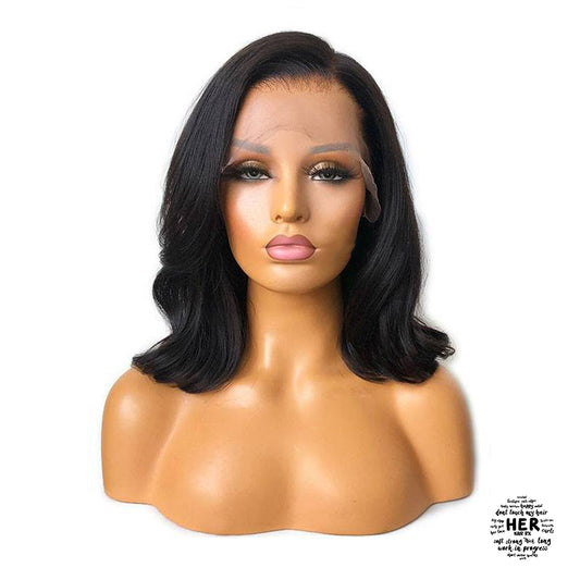 Haniah Cambodian Human Hair Straight 13X6 HD Lace Frontal Wig