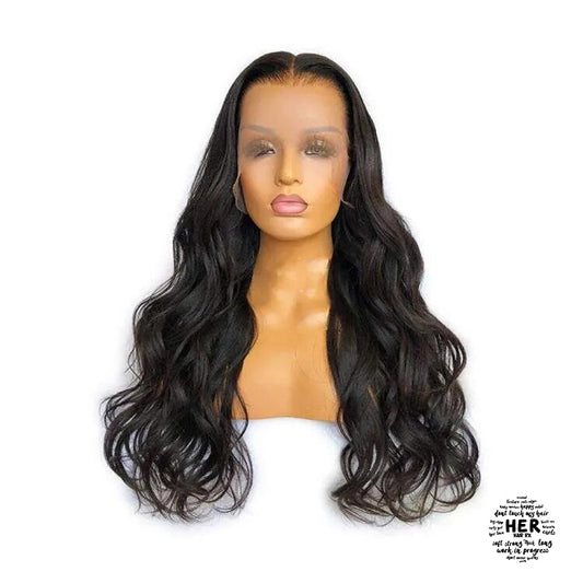 Hadleigh Cambodian Human Hair Curly 13X6 HD Lace Frontal Wig Natural Color