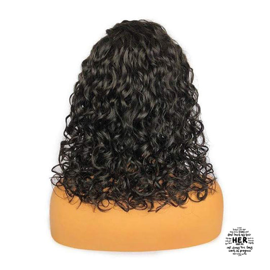 Harmoni Cambodian Human Hair Curly 13X6 HD Lace Frontal Wig Natural Color